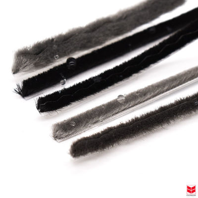 CLJ Black Weatherstrip Mohair Strip a prova di polvere a prova di insetti a prova di suono Funzione 3-25mm Altezza di pila e 3-50mm di larghezza