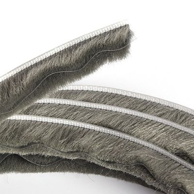 Pelle di lana, gomma impermeabile, guarnizione a spazzola, sigillo climatico, porta e finestra, striscia di sigillamento per appartamenti