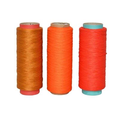 Fdy Filato Tipo Stile Core Spun Filato Eco-friendly 600D 900D 1000D 2000D 5000D PP YARN Cone colore personalizzato per la tela