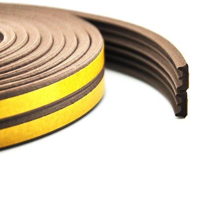 Porte e finestre EPDM autoadesivo gomma di spugna striscia di tenuta in colori con altezza di pila di 3-25 mm e larghezza di 3-50 mm