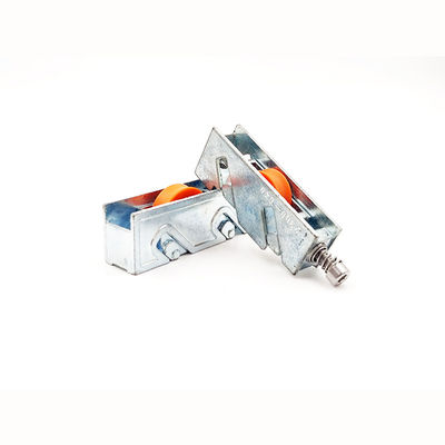 Appartamento Pvc Porta Finestra Ruota Cuscinetto di alluminio Roller scorrevole Colori grigi