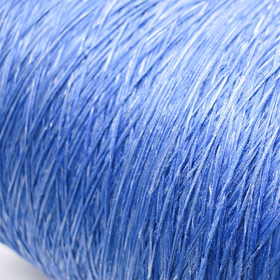 Filati di poliestere torto di colore bianco naturale per funi resistenti e resistenti