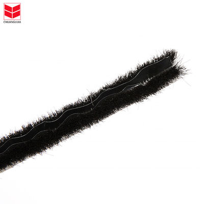 PP Fin Aluminium Finestre e porte Dieta Strip Sello spazzola per appartamento Pile altezza 3-25mm / larghezza 3-50mm