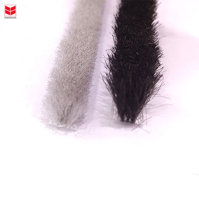 CLJ Pile di lana di sigillamento non-silicone Strip meteo pelliccia gonfiabile per porte e finestre in Auminium