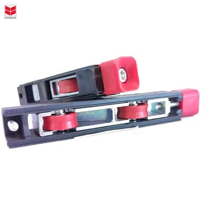 Accessori per porte in alluminio personalizzati Porta scorrevole e finestrino a rullo con telaio nero