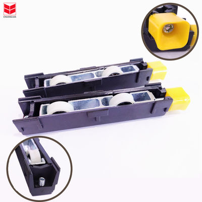 Accessori per porte in alluminio personalizzati Porta scorrevole e finestrino a rullo con telaio nero