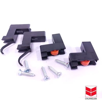 Rulli di nailon personalizzati per porte scorrevoli e finestre in NERO/GRIAU/MARONE/BANCO/ALTRE COLORI