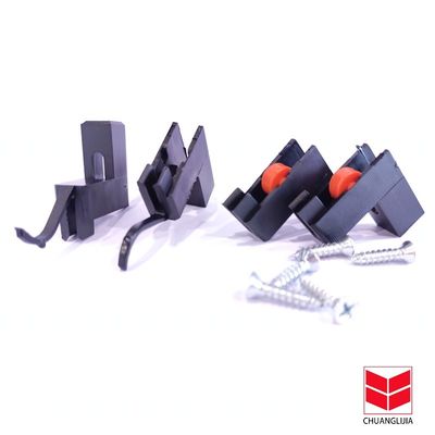 Rulli di nailon personalizzati per porte scorrevoli e finestre in NERO/GRIAU/MARONE/BANCO/ALTRE COLORI