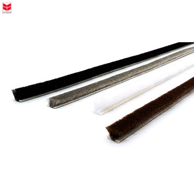 NERO/GRAU/BRAUN/BLANCO/ALTRE PILLE di lana Striscia meteorologica per PVC in alluminio Materiale 100% PP e opzioni di colori multipli