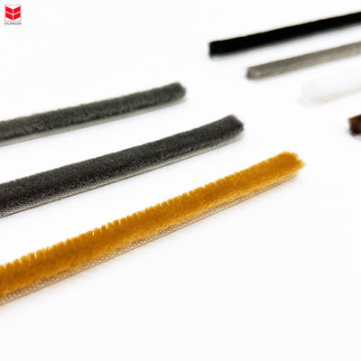 NERO/GRAU/BRAUN/BLANCO/ALTRE PILLE di lana Striscia meteorologica per PVC in alluminio Materiale 100% PP e opzioni di colori multipli