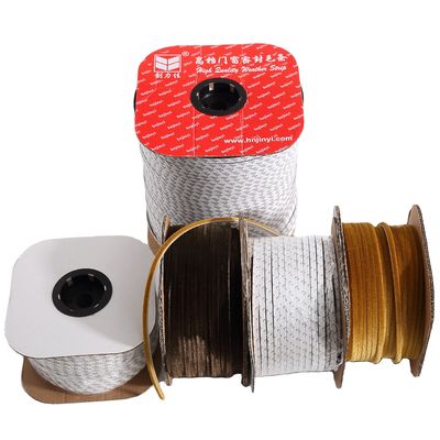 Pile di appartamento Altezza 3-25mm CLJ Seal Pile Weather Stripping Wool Pile Mohair Weather Strip per porta finestra
