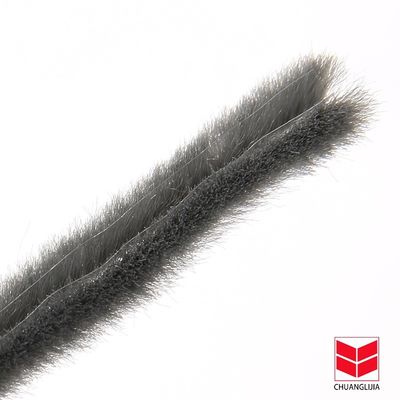 3-50mm larghezza pinna lana pila finestra tessuto sigillo striscia spazzola pila striscia meteo con 3-25mm altezza pila e design moderno