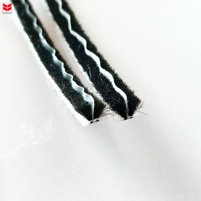 3-50mm larghezza pinna lana pila finestra tessuto sigillo striscia spazzola pila striscia meteo con 3-25mm altezza pila e design moderno