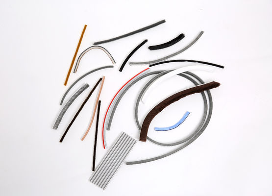 7*10mm Altezza di pila 3-25mm Pulsera a strisce meteo in silicone per chiusura delle porte in colori NERO/GRIO/MARRO/BIAU