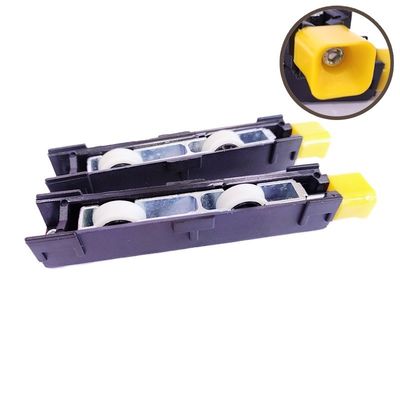 Rulli per porte scorrevoli con cuscinetto per finestre con colori personalizzati NERO/GRIAU