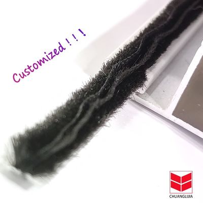 Fabbricazione a base di tessuto impermeabile con alette di vetro per porte e finestre Filtro di lana Filtro di lana Colori durevoli NERO/GRAU/MARRO/BANCO/ALTRO