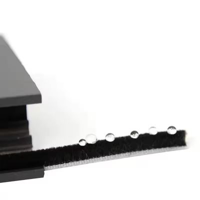 Modern Design Appartamento Spazzola di porta Weatherstripping Grigio di lana di silicio Pila 7 * 6mm Dimensione Antidottore di finestra Sigillo Strip versatile
