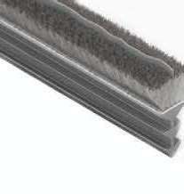 ISO9001 2008 Certified Brown Brush Seal Door Window Seal Strips in NERO/GRAU/BRAUN/BLANCO/ALTRE colori per le prestazioni
