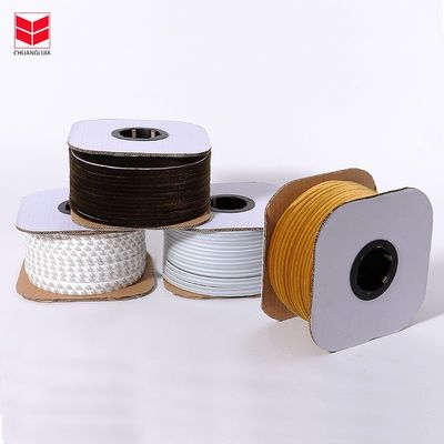 7*8 3p2l Striscia di vetro in lana con pinna di plastica per porte e finestre sigillo NERO/GRAU/BRUNO/BIANCO/ALTRO Durable 100% PP
