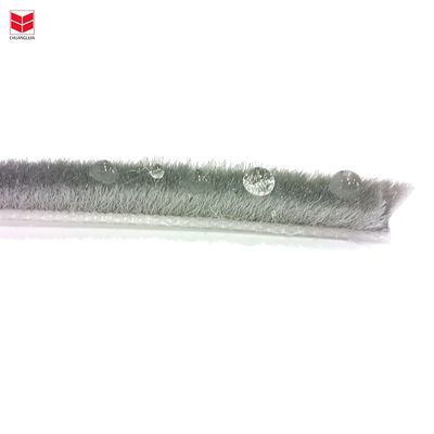 7*8 3p2l Striscia di vetro in lana con pinna di plastica per porte e finestre sigillo NERO/GRAU/BRUNO/BIANCO/ALTRO Durable 100% PP