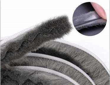 Stripping antipolvere e resistente alle intemperie per armadi 7*6 mm Nero/Griggio/Marrone/bianco