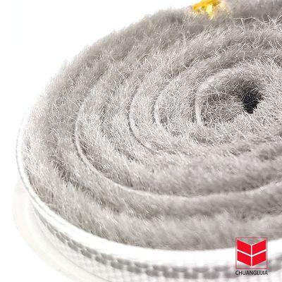 3-50mm larghezza porta scorrevole slot lana alluminio legno Strip spazzola Stripping meteo per in NERO / GRAIO / BRUNO / BIANCO / OTHER