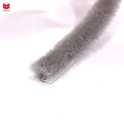 Modern Design Industrial Weather Stripping Brush per finestre scorrevoli in colore NERO/GRAU/MARONE/BANCO
