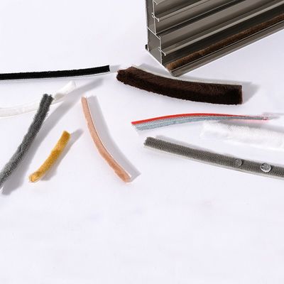 100% di lana di PP in alluminio, striscia climatica per finestre e porte, per accessori per finestre e porte, colori: nero/grigio/marrone/bianco/altro