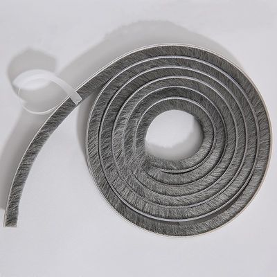 Materiale di chiusura della porta tessuto di lana con spazzola autoadesiva per porta e finestra Striscia meteorologica certificata ISO9001 2008