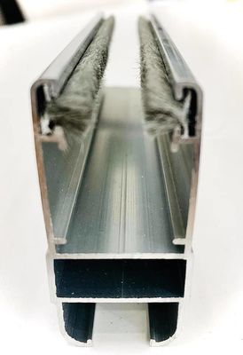 Porta in alluminio e accessori per finestre Prevenzione della polvere Chiusura delle porte con finestre di vetro Striscia di stagno Altezza 3-25mm
