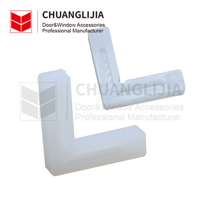 Moderno design giunto di angolo di plastica per schermo di alluminio accessori di telaio